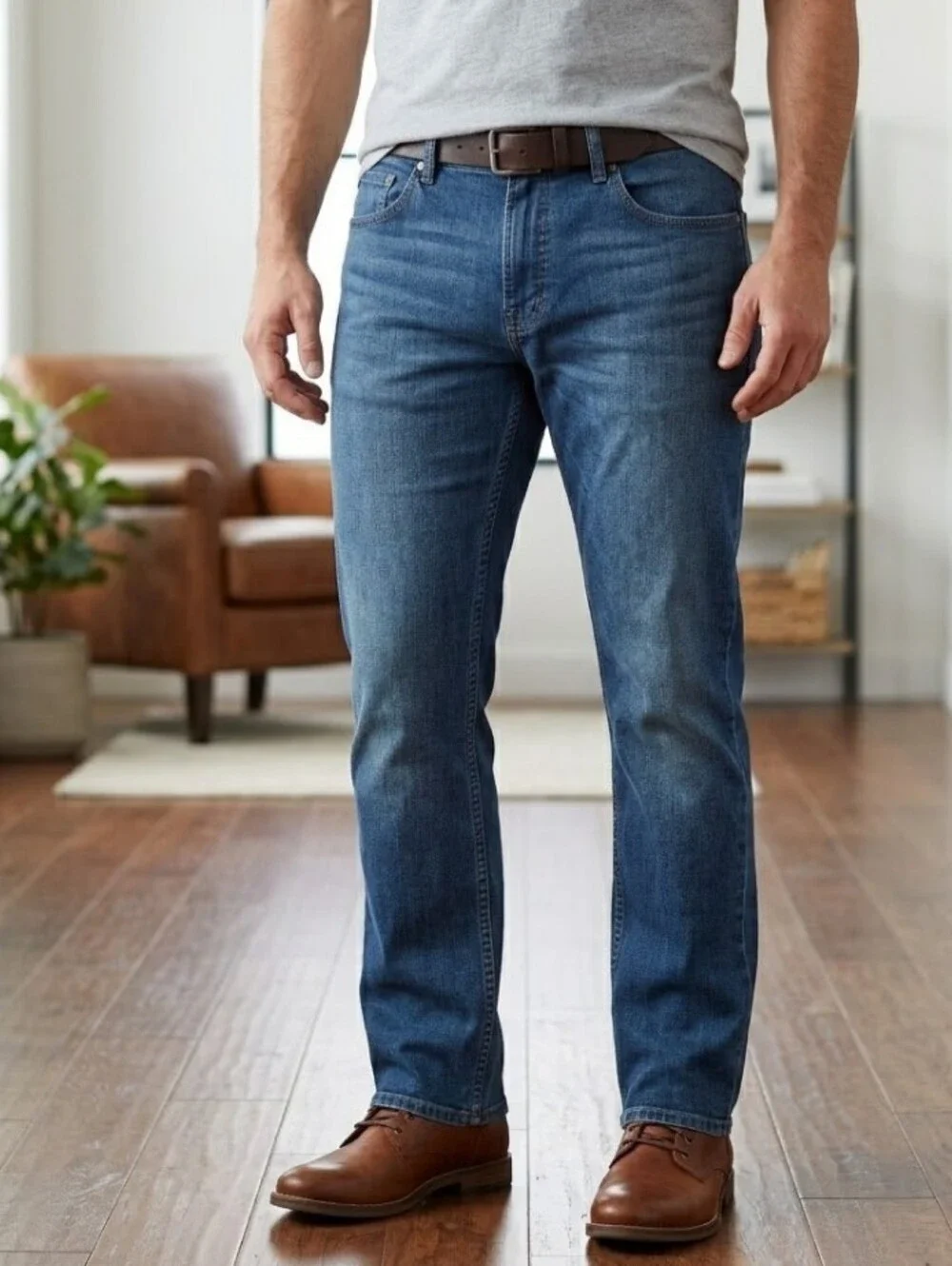 🔥Buffalo David Bitton Classic Men's Blue Denim Jeans Sz 36x30